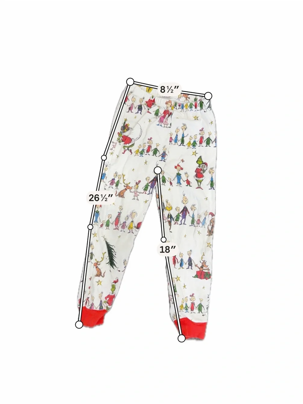 Pottery Barn Kids Dr. Seuss Christmas Pajama Bundle Size 6 4 Piece Holiday Set